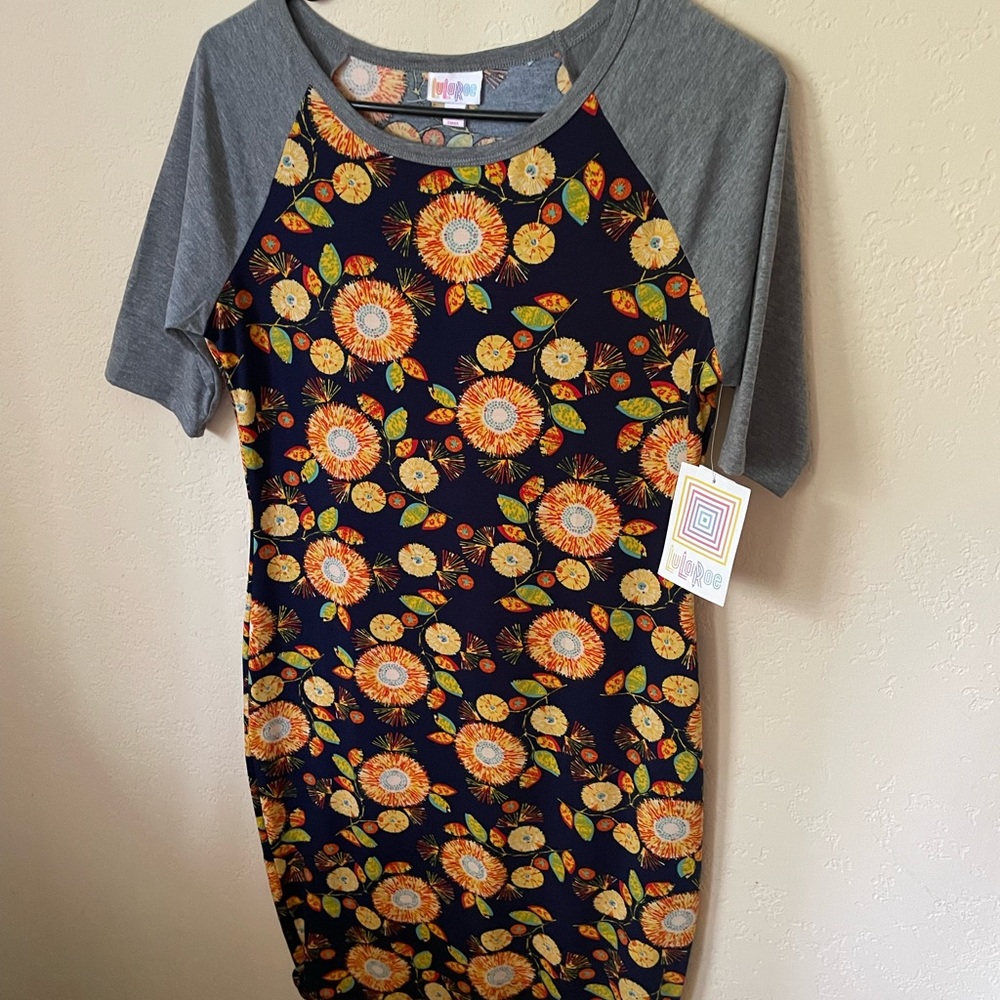 **NWT** Size S LuLaRoe Julia fitted dress